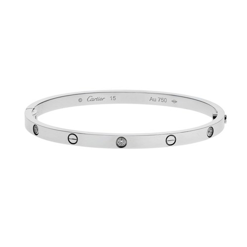 Cartier 18k white - white, diamond