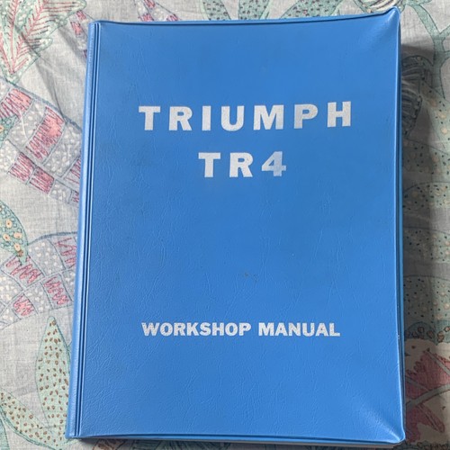 Manuel réparation triumph - manuel, tr4