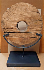 ANTIQUE ROUE DE CHARRETTE EN