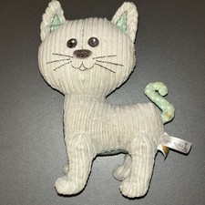 doudou peluche chat gris