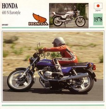 Fiche Moto : HONDA CB 400 N