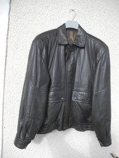 BLOUSON CUIR T 52 4XL HOMME