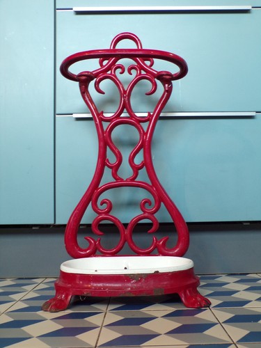 Porte parapluie canne fonte - porte-parapluie, canne-fonte