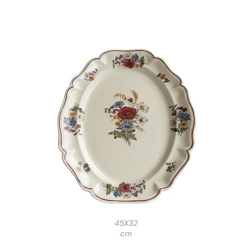 Large antique sarreguemines - antique,
