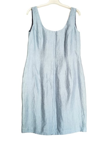 Robe neuve bleu ciel lin - bleu, en