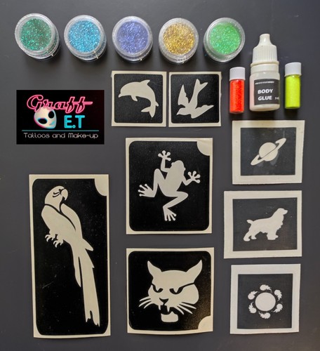 Kit complet pochoirs - pochoirs, tatouages