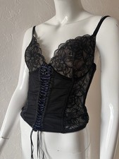 Corset Noir RougeGorge 