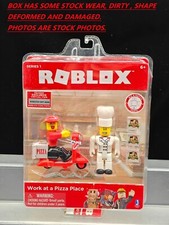 Roblox Work at a Pizza Place Chef Figure w/ Unscratched Code