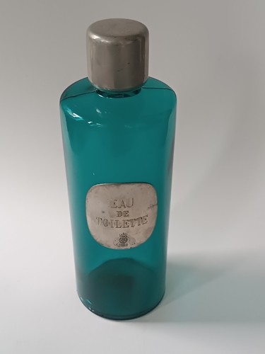 Flacon cristal bleu - en,
