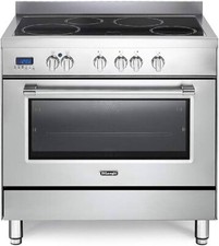Delonghi Pro96Mxined Cuisine Piano Induction Four Fonction Pizza 90X60 Inox