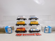 Märklin H0 AC Set Wagon-Citernes Shell Aral Essence DB + Seca Sncb # EB382-0,5