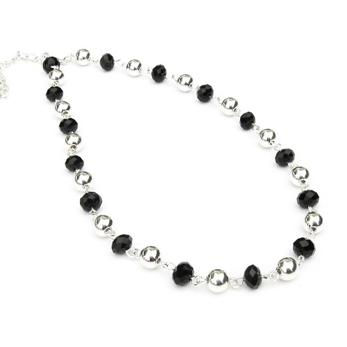 Collier marina black perles - collier,