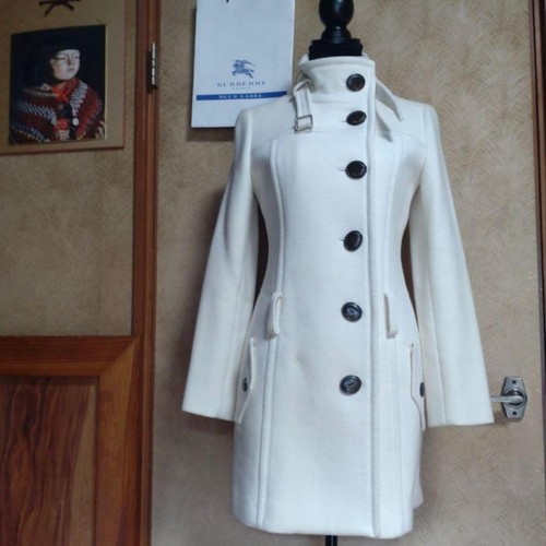 Manteau long burberry blue - manteau,