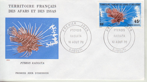 Afars issas 1976 pterois - 1976,