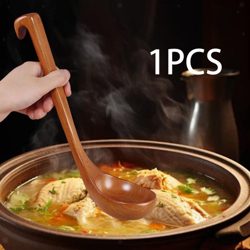Louche soupe bois - louche,