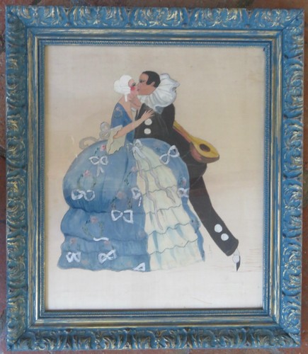 Peinture sur soie - peinture,