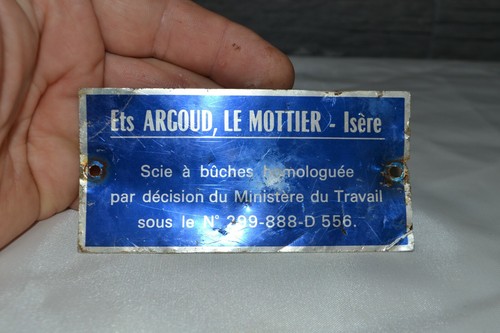 Plaque ancienne fabricant - ancienne,