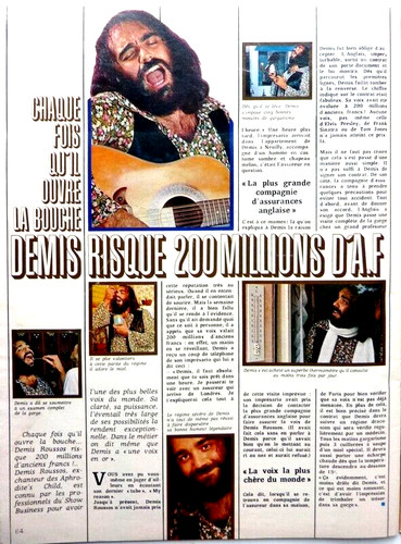 Demis roussos coupure - =,