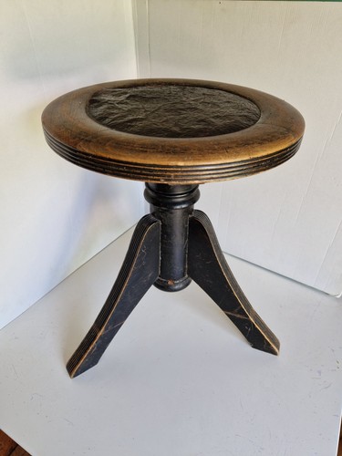 Ancien tabouret piano - tabouret,