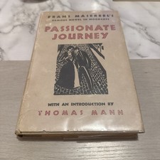 Passionate Journey, by Frans Masereel - 1948 - 1st Ed, Vintage Hardcover Book DJ