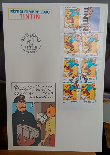 Hergé grande enveloppe 3305 - hergé,