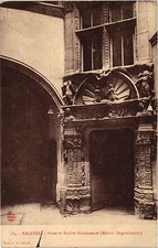 Old postcard Valencia door and window Renaissance Maison Dupre-Latour (404446)