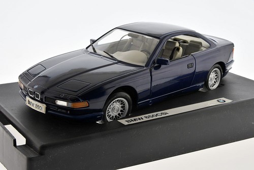 Bmw 850 csi blue - 850, 1/18