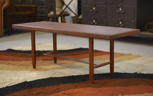 Table basse scandinave teck - basse,