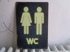 TOLE METAL W C HOMME ET FEMME