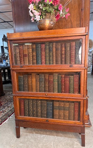 Antique globe wernicke stack - globe, 3