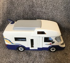 PLAYMOBIL 4859 Geobra 2010 : 1 CAMPING-CAR  Camping Plage Non Complet Et Cassé