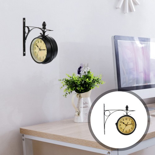 Horloge murale double face