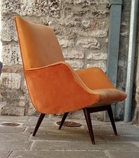 Mid Century Vintage Italian Lounge Chair by CARLO DE CARLI for CASSINA Mod 802 