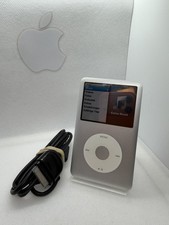 Apple iPod Classic 7. Génération Argent Gris 80GB Mp3 Lecteur A1238 MB147ZD #402