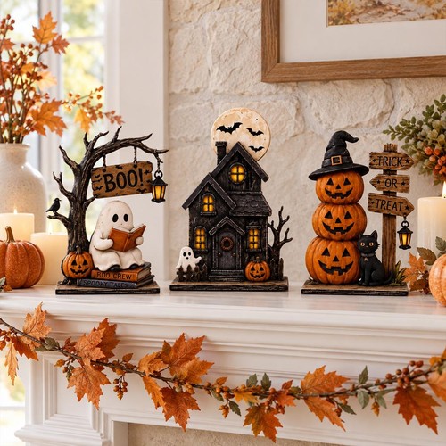 Décoration halloween bois - halloween,
