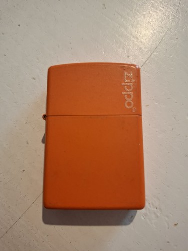 Zippo orange briquet pierre a - orange,