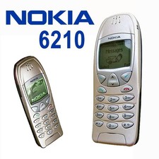 NOKIA 6210 GOLD GOLD GSM CANDY BAR MOBILE PHONE USED