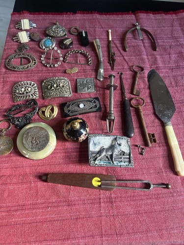 Lot objets anciens - d'objets, de