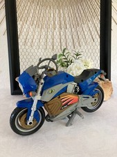 625⚜️ Jouet Moto Bleu Max Steel N-Tek Mattel 2000 Longueur 27 Cm