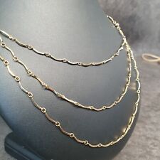 BIJOU - collier 3 rangs en métal doré #34