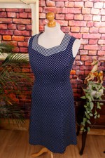 Robe Vintage Orig 70S Bleue À