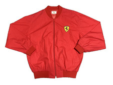 Ferrari PROMOPRINT Jacket Size L Red Made In Italy Vintage Formula 1 Embroidery
