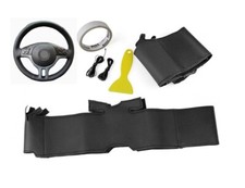 Couvre Volant Sur Mesure Dans Cuir Noir Pour BMW E39 E46 X5 E53 Sans Pack M