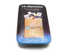Communication-Quebec Button Le