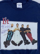 Autographed Vintage 2002 Lit Place in the Sun Tour Shirt Mens S/M Concert Tee