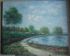 huile sur toile paysage