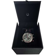 Bulova Accutron II Men's Quartz Chronograph 45mm Watch Lobster 98B252 New