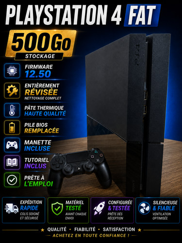 Ps4 fat 500 garantie - fat, go
