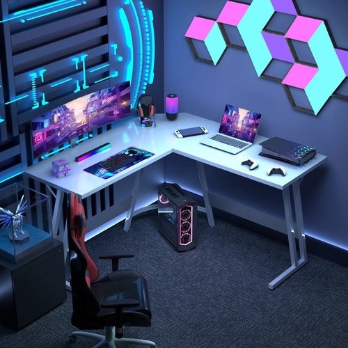 Bureau angle pour joueurs - pour,