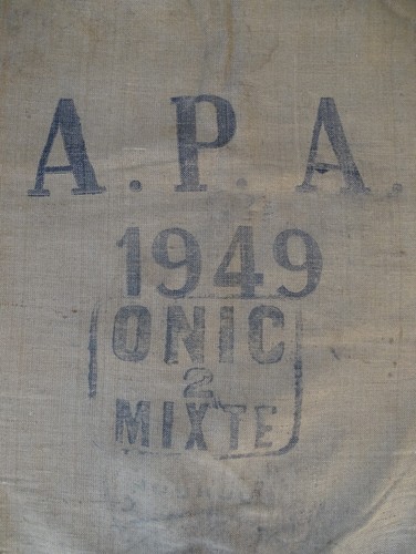 Ancien sac toile jute - ancien,